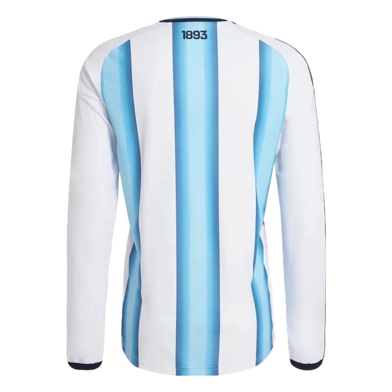 Argentina 2026 Long Sleeve Home Jersey with World Champions Patch