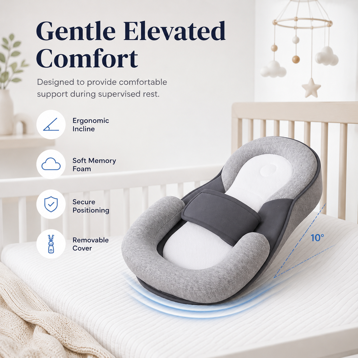 Newborn Comfort Wedge Pillow