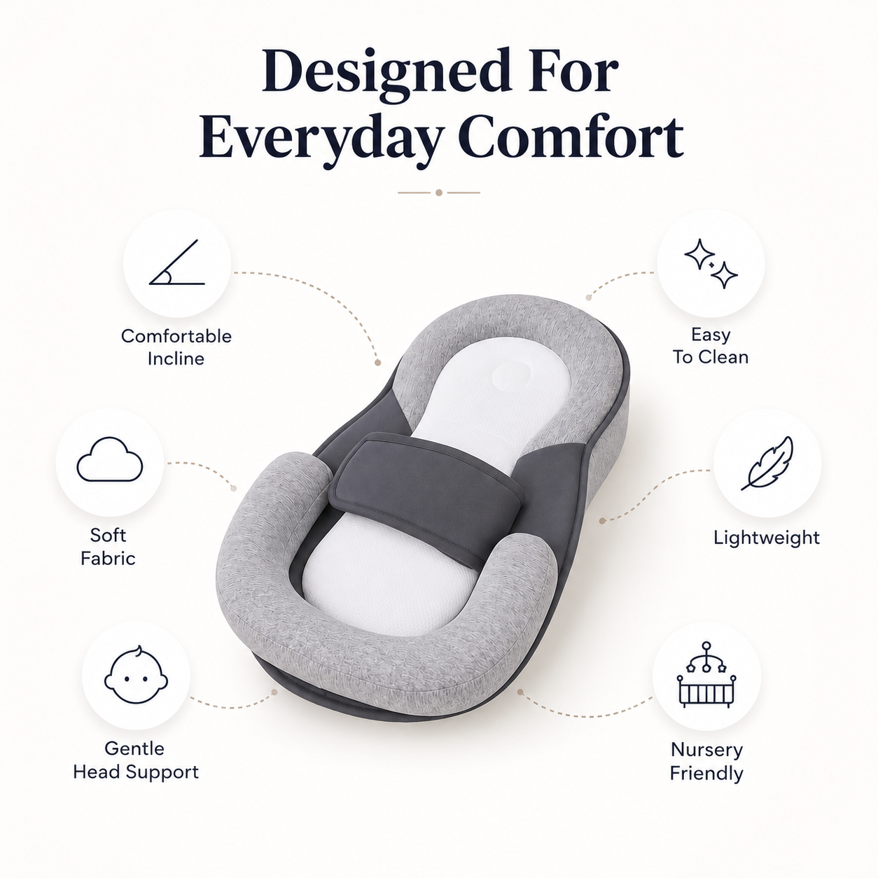 Newborn Comfort Wedge Pillow
