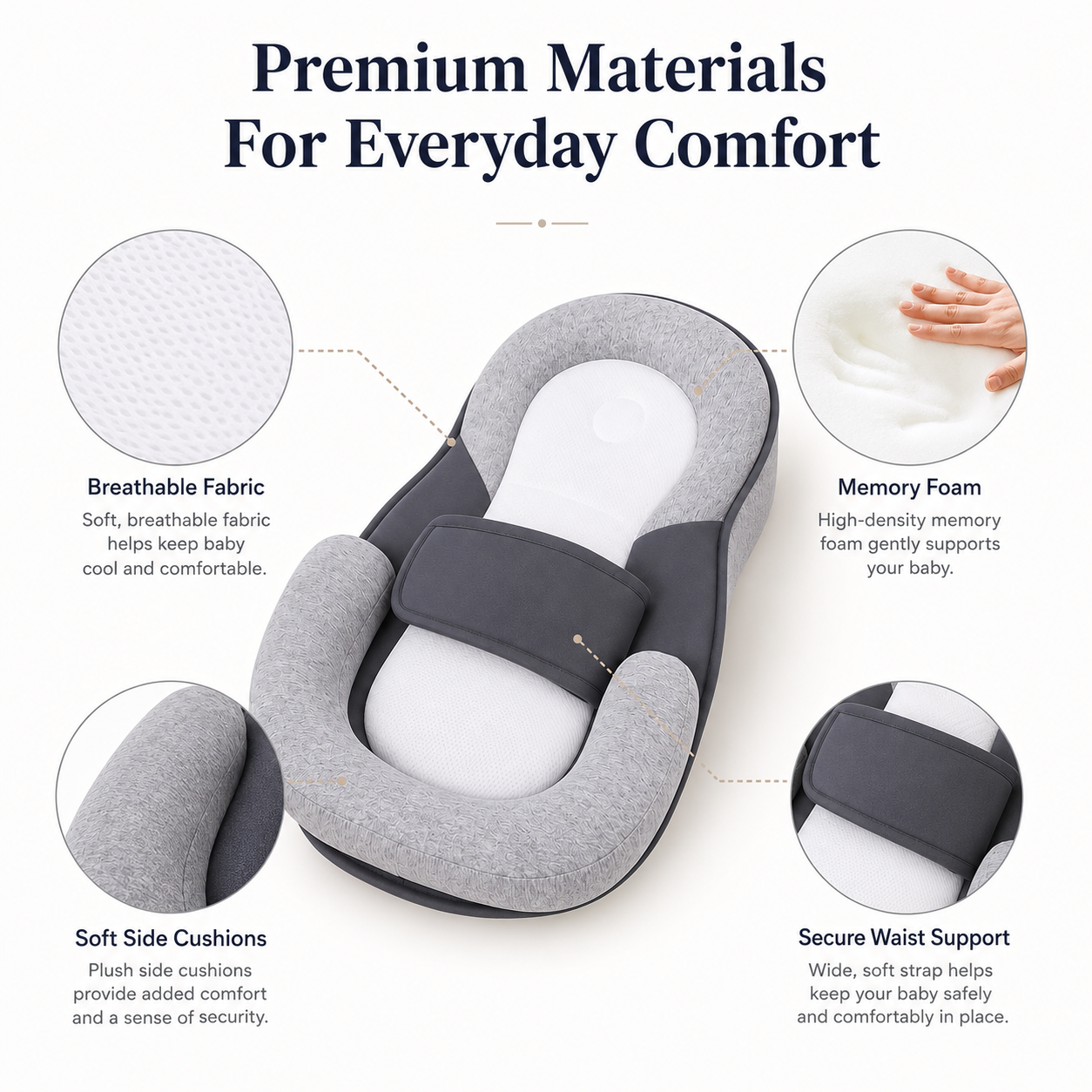Newborn Comfort Wedge Pillow