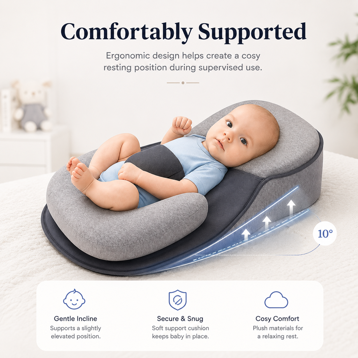 Newborn Comfort Wedge Pillow