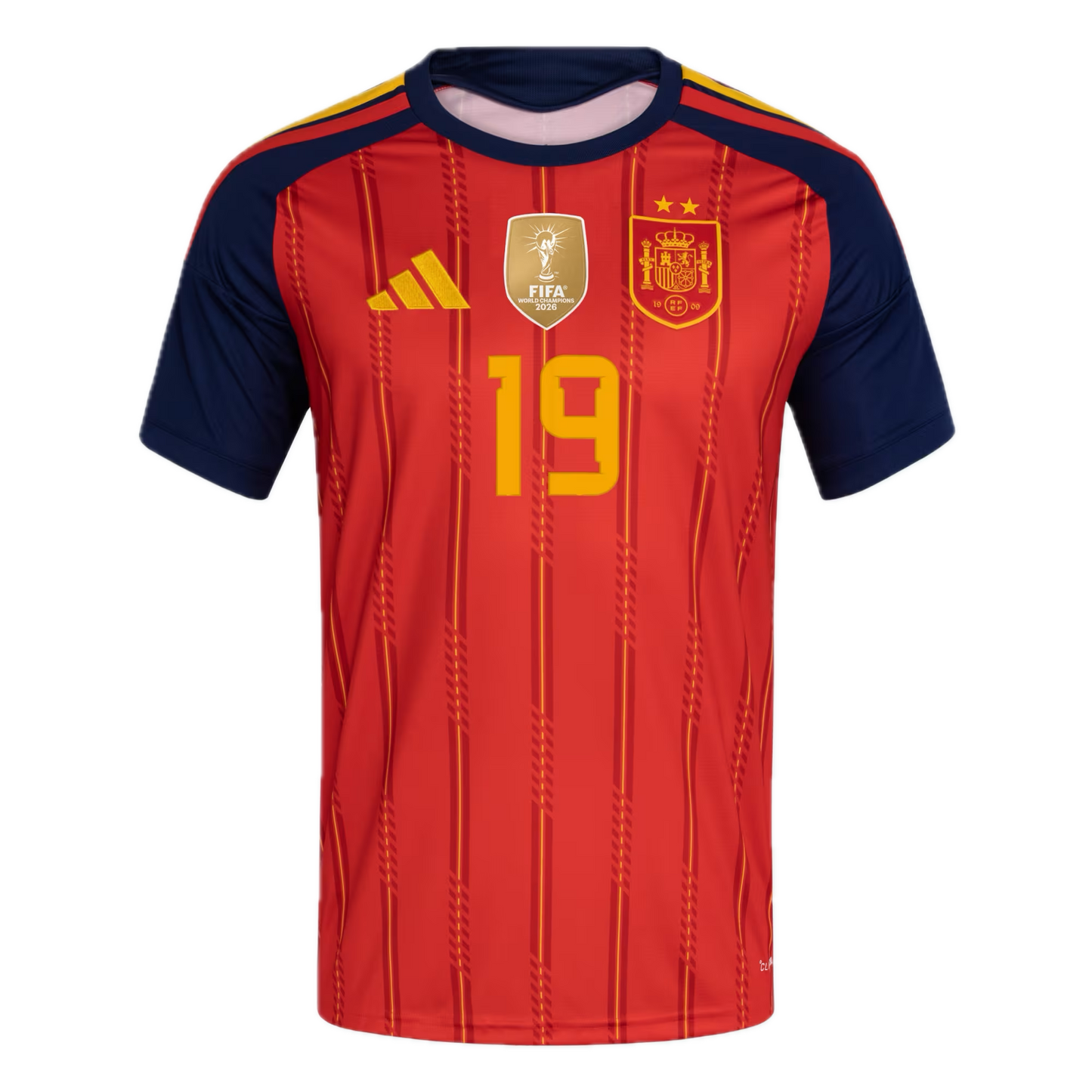 Spain 2026 LAMINE YAMAL #19 2 stars World cup winner Home Jersey