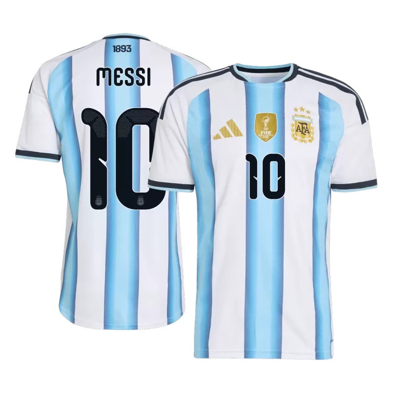 Argentina 2026 World Cup Messi Home Player Jersey with WC Patch